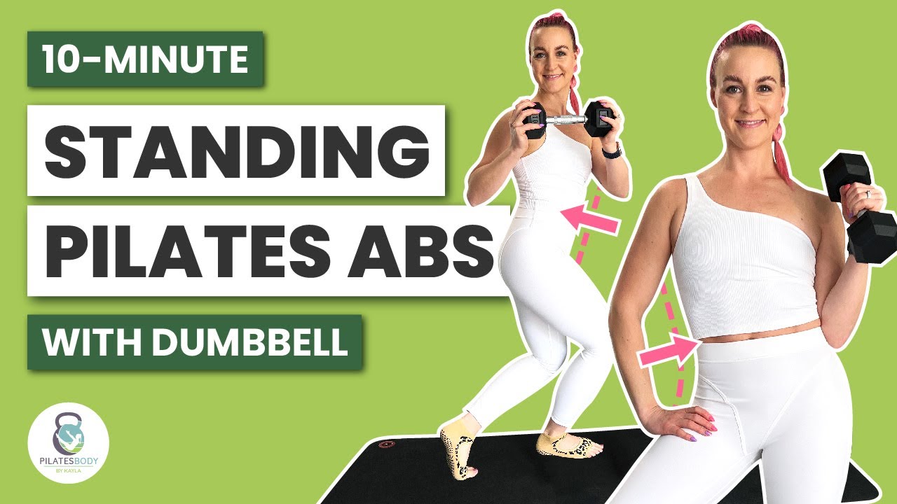 Standing Abs Workout with Dumbbell | Day 6 - YouTube