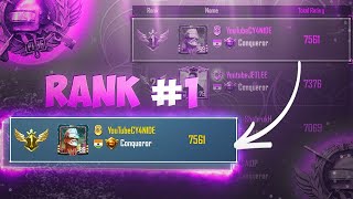 ROAD TO RANK 1  | INTENSE LAST ZONE LOBBIES |  BGMI LIVE CONQUEROR RANK PUSH