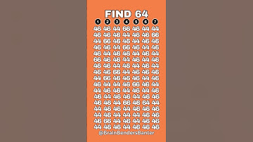 Test Your Observation Skills With This FAST Number Game! #shorts