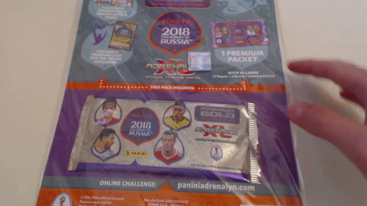 Exclusive Panini Road To Russia 18 Premium Gold Special Edition Multipack Fifa World Cup Youtube