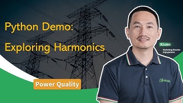 Python demonstration of power quality harmonics