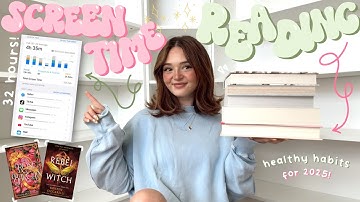 swapping my PHONE SCREEN TIME with READING for a WEEK 🪴📚✨ *healthy habits*