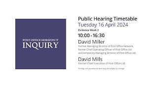 David Miller - Day 121 AM (16 April 2024) - Post Office Horizon IT Inquiry