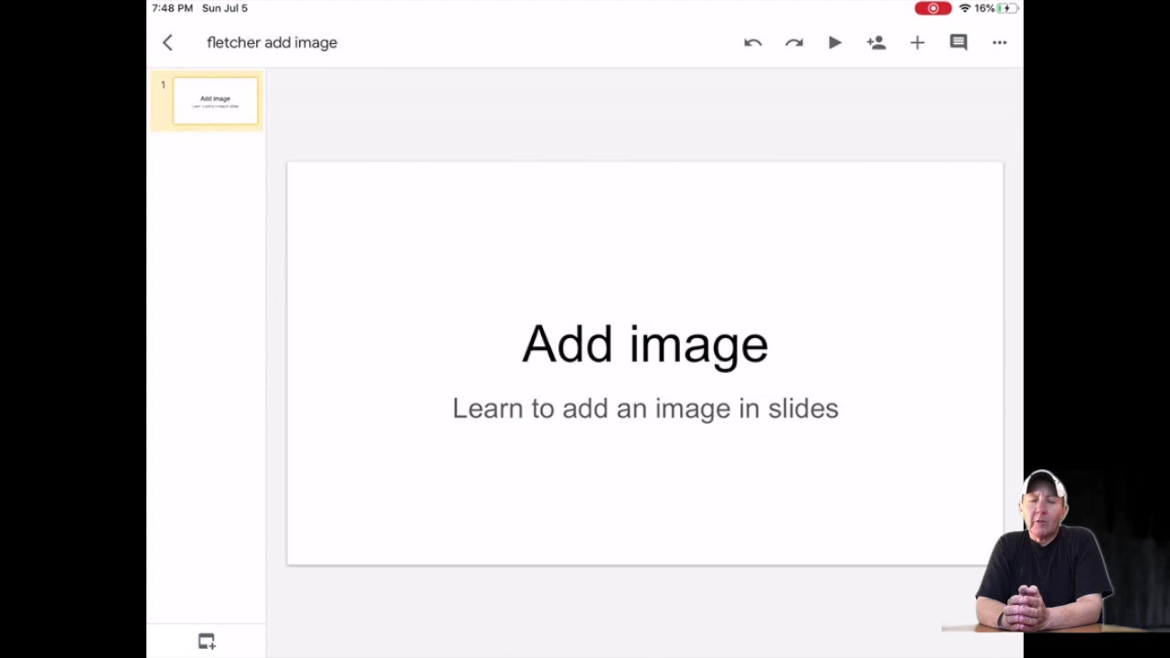 ADD IMAGE IN SLIDES ON IPAD AUG 2022 YouTube