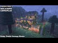 Minecraft Relaxing Longplay - Rainy Build House - Cozy Cottage House ( No Commentary ) 1.19