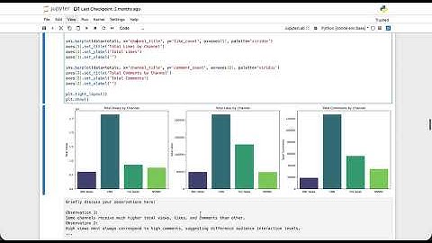 SIT 112 D1 - YouTube Data Analysis Using Python: Visualization and Insights