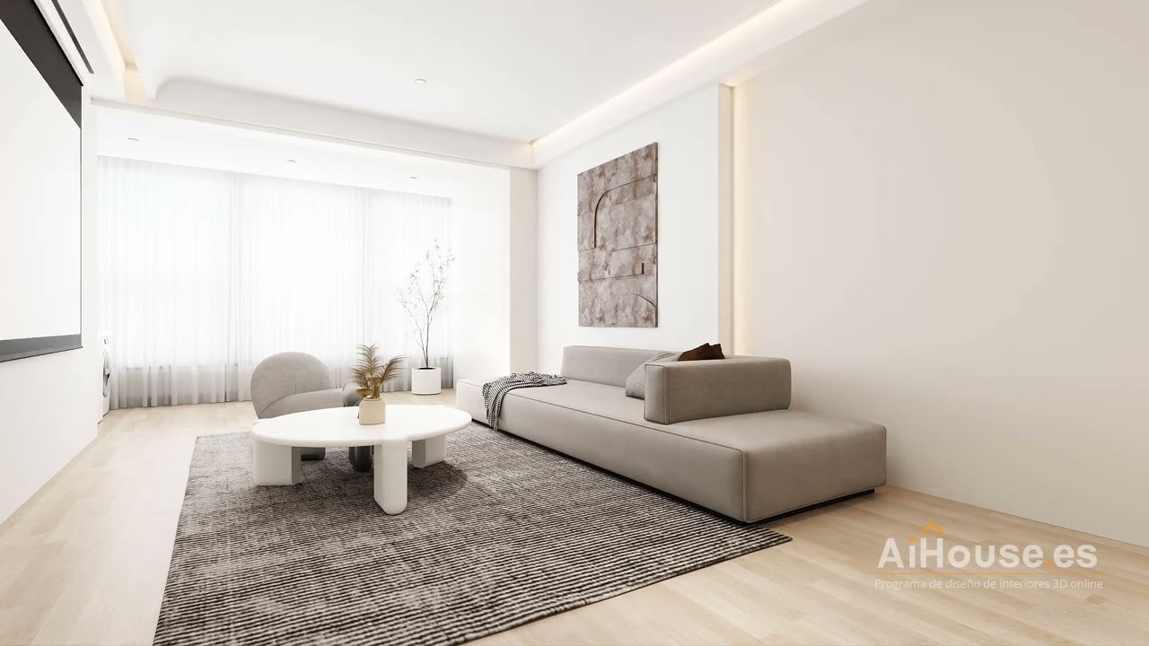 Programa de diseño de interiores 3D online con Animaciones Render