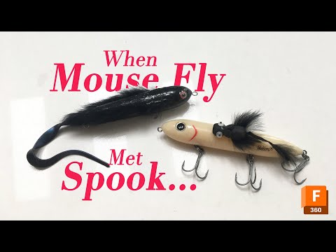 Hybrid Gurgler Spook Lure - Making a Spook Lure with Gurgler Mouse Fly  Features 