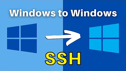 How to SSH into Windows from Windows (and copy files remotely)