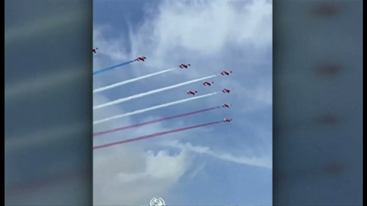 Red Arrows at the Folkestone Air Display 2021 (UK) - BBC News - 8th August 2021