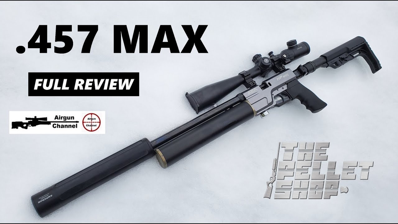 AEA Precison HP SS .457 MAX (Full Review) + Accuracy Test / The Pellet Shop  