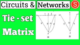 Famous Tie set matrix | Circuits and Networks Wealth