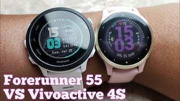 Garmin Forerunner 55 vs Vivoactive 4S