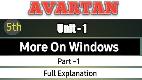 AVARTAN | CLASS 5TH| Chapter 1st / Part 1 | Full Explanation