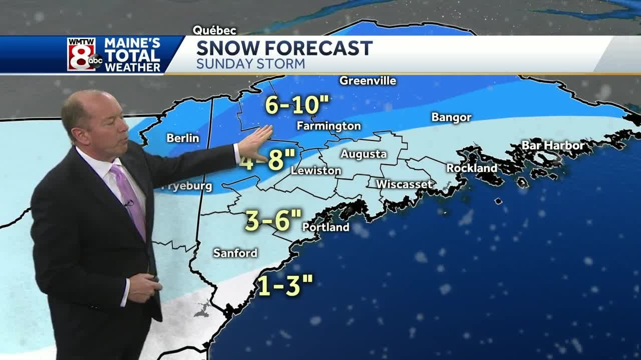 A dry start to the weekend before snow arrives on Sunday - YouTube