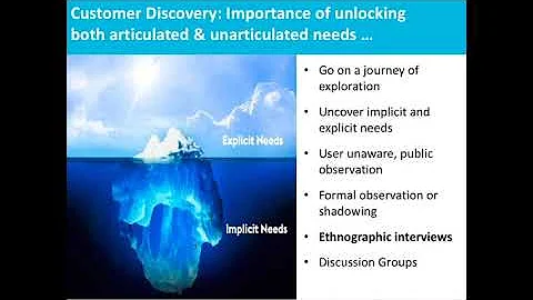 Understanding Customer Needs: What the customers really want | Customer Discovery
