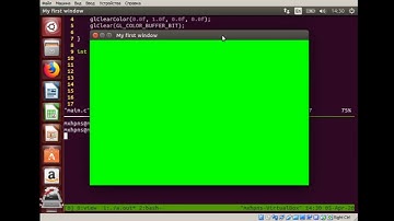 OpenGL. 1 - создание окна (Linux, C)