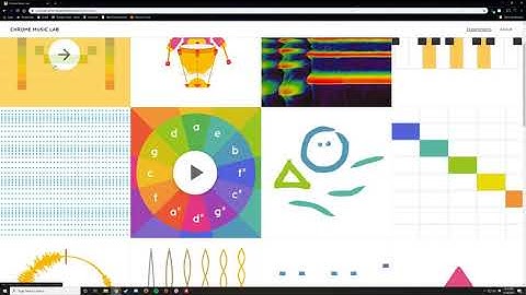 Google Chrome Music Lab Sound Waves