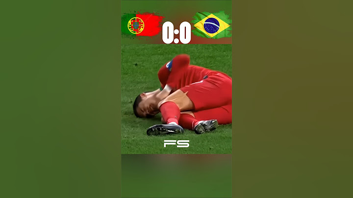 The day Ronaldo destroyed Neymar | Brazil vs Portugal is Ronaldo injury 🤯🥶 || #football #shorts #cr7