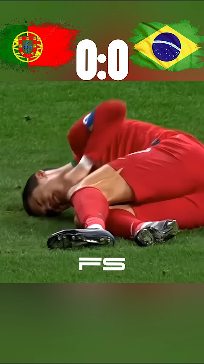 The day Ronaldo destroyed Neymar | Brazil vs Portugal is Ronaldo injury 🤯🥶 || #football #shorts #cr7