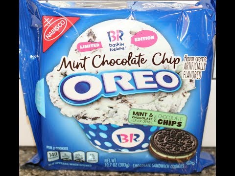Baskin Robbins Mint Chocolate Chip Oreo Cookie Review