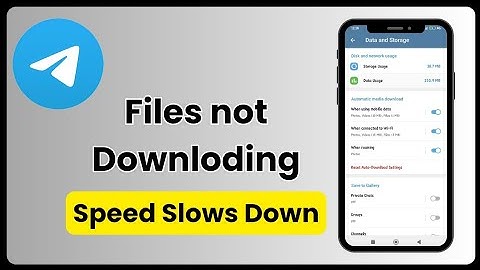Fix Telegram Files Not Downloading Problem | Stuck & Slow Speed Solution 2025