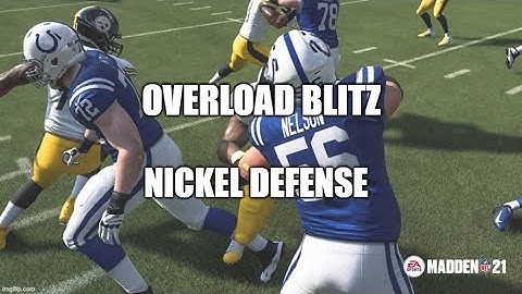 Madden 21 Glitches Cheats and Tips - Overload Blitz - Blocking RB - Nickel Defense
