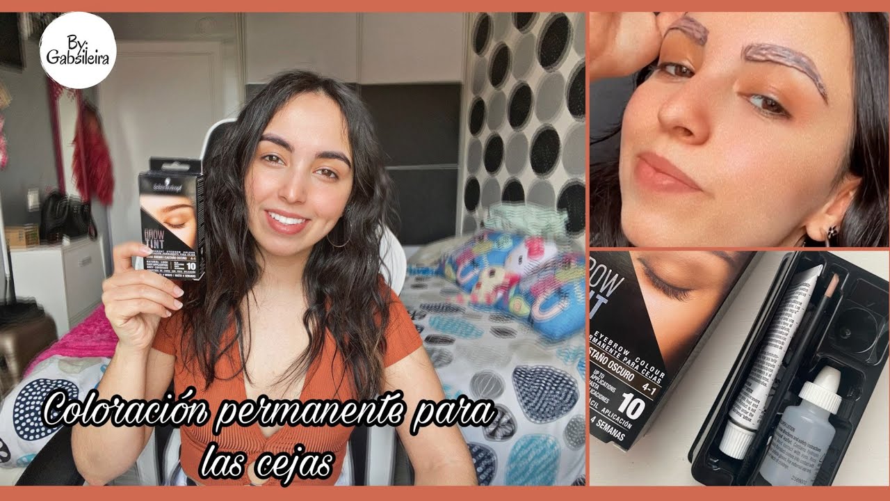 COLORACIÓN PERMANENTE PARA CEJAS DE LA MARCA SCHWARZKOPF|| Gabsileira