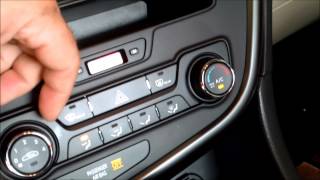 How to clean and deodorize the A/C on a 2011 Kia Optima
