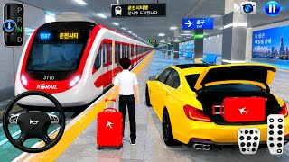 Car to Subway Metro Rail Adventure! Can a Car Travel Underground? | 3D Driving Class 2026 Gameplay screenshot 4