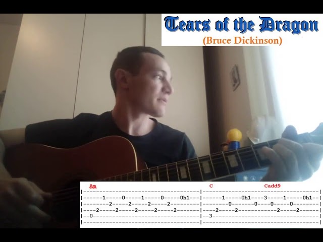 Tears of The Dragon (Bruce Dickinson) Guitar Chord Chart