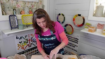Handbuilding a Mug with Texture