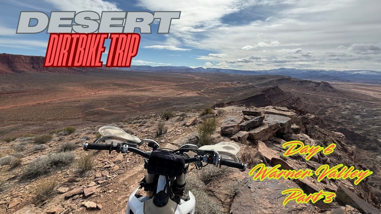 Desert Dirtbike Trip 2026 - Cliffside Singletrack!