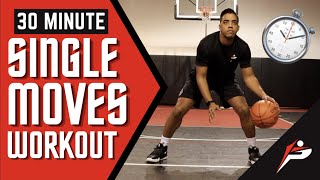 30 Min. Dribbling Workout | Workout #5 - Ball Control & Single Moves | Pro Training Basketball