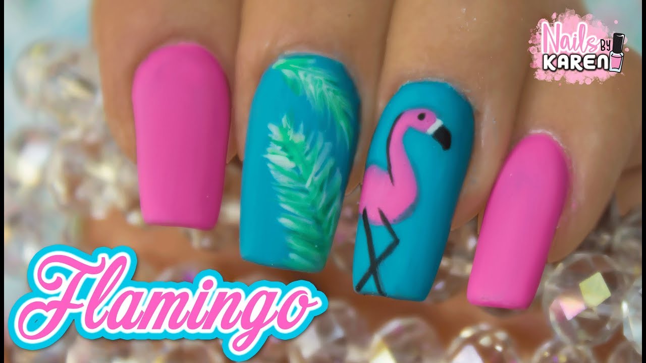 Detalle 27+ imagen uñas acrilicas de flamingo