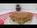 Torta de aveia com maçã diet