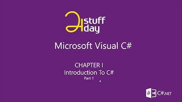 C#.Net(for Beginners) - Chapter 1 - Introduction to C# - Part1.English()