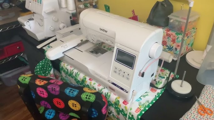 how to setup embroidery machine brother se700｜TikTok Search