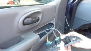 Replace Power Mirror Switch 2002 Ford F150 in 60 Seconds, No Tools
