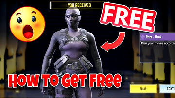 How To Get *FREE* Roze Rook Skin in CODM 2025 | get free emote in codm S7 | codm redeem code 2025