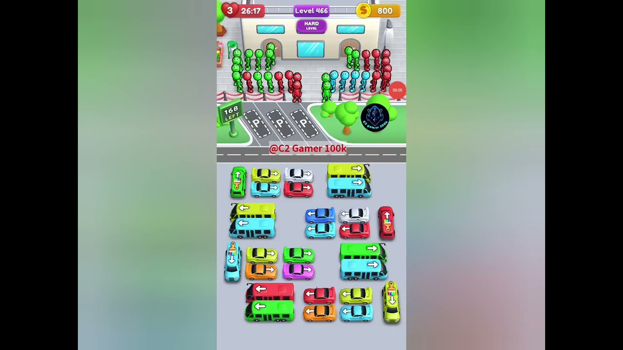 Crowd Express level 466 walkthrough solution - YouTube