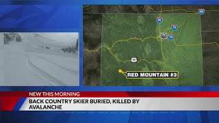 Skier buried, killed in avalanche near Red Mountain Pass
