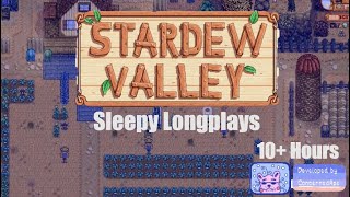 Sleepy Longplay 💤 Stardew Valley Expanded 🧑‍🌾 Chill Gameplay (No Commentary 🙊) 10+ Hours - Fall Y1