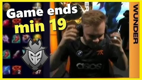 Wunder gets the 2019 G2 feeling with Fnatic again