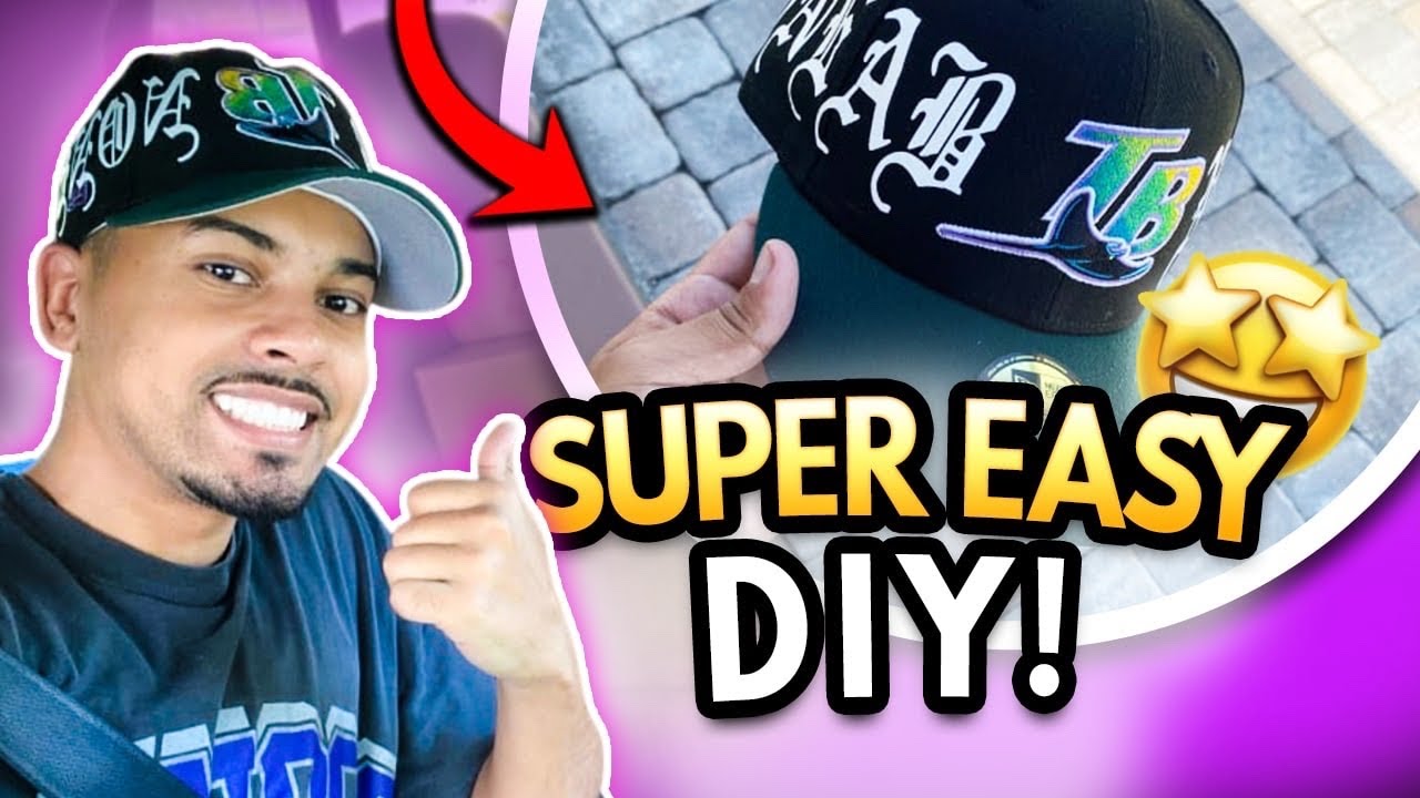 How To Customize Your Fitted Hat! (Super EASY) 