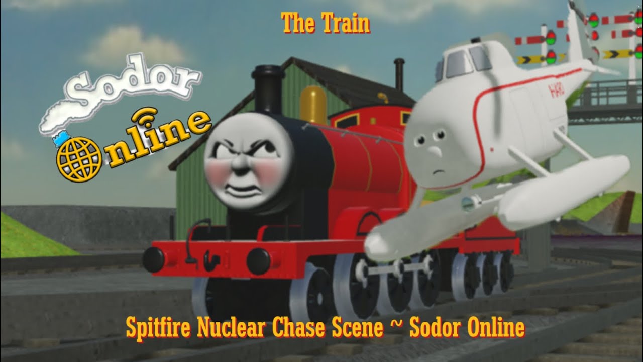 Train Spitfire The Train ~ Spitfire Nuclear Chase Scene ~ Sodor Online - YouTube