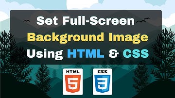 How to Set Background Image in HTML using CSS