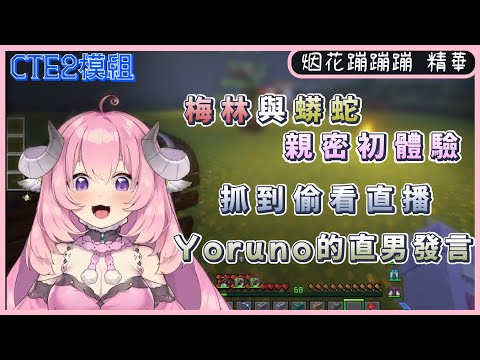 【烟花蹦蹦蹦】10/09 Minecraft CTE2模組 精華 - 梅林與蟒蛇親密初體驗/抓到偷看直播/Yoruno的直男發言 ft. 梅林 & 日下氷 & 濰海 & 猫夜凜 & 宵Yoruno