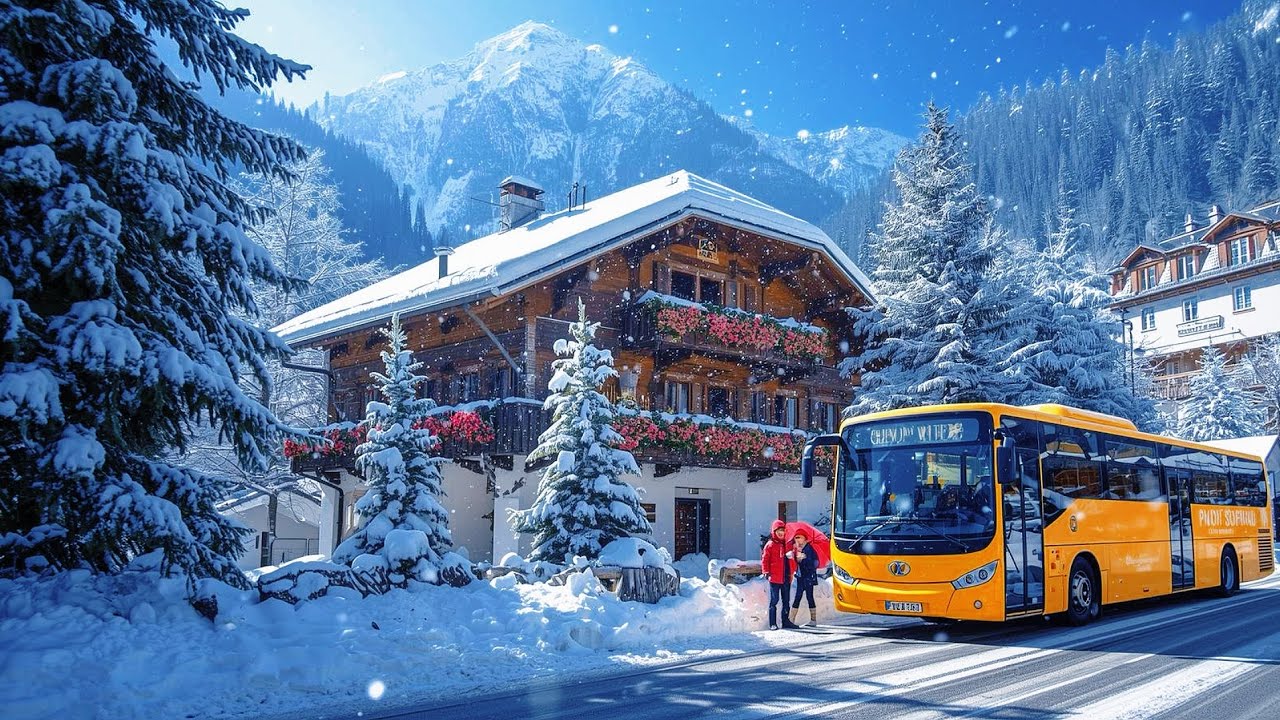 Зима пришла в Гриндельвальд, Швейцария🇨🇭Жизнь в швейцарской деревне во время снегопада❄️