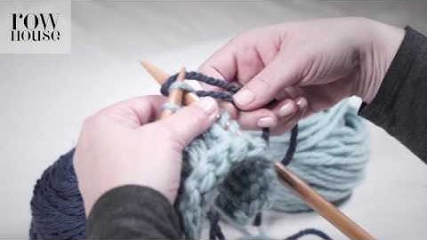 Changing Colors in the Middle Of a Row/Stranded Colorwork